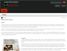 Tablet Screenshot of lplocks.com